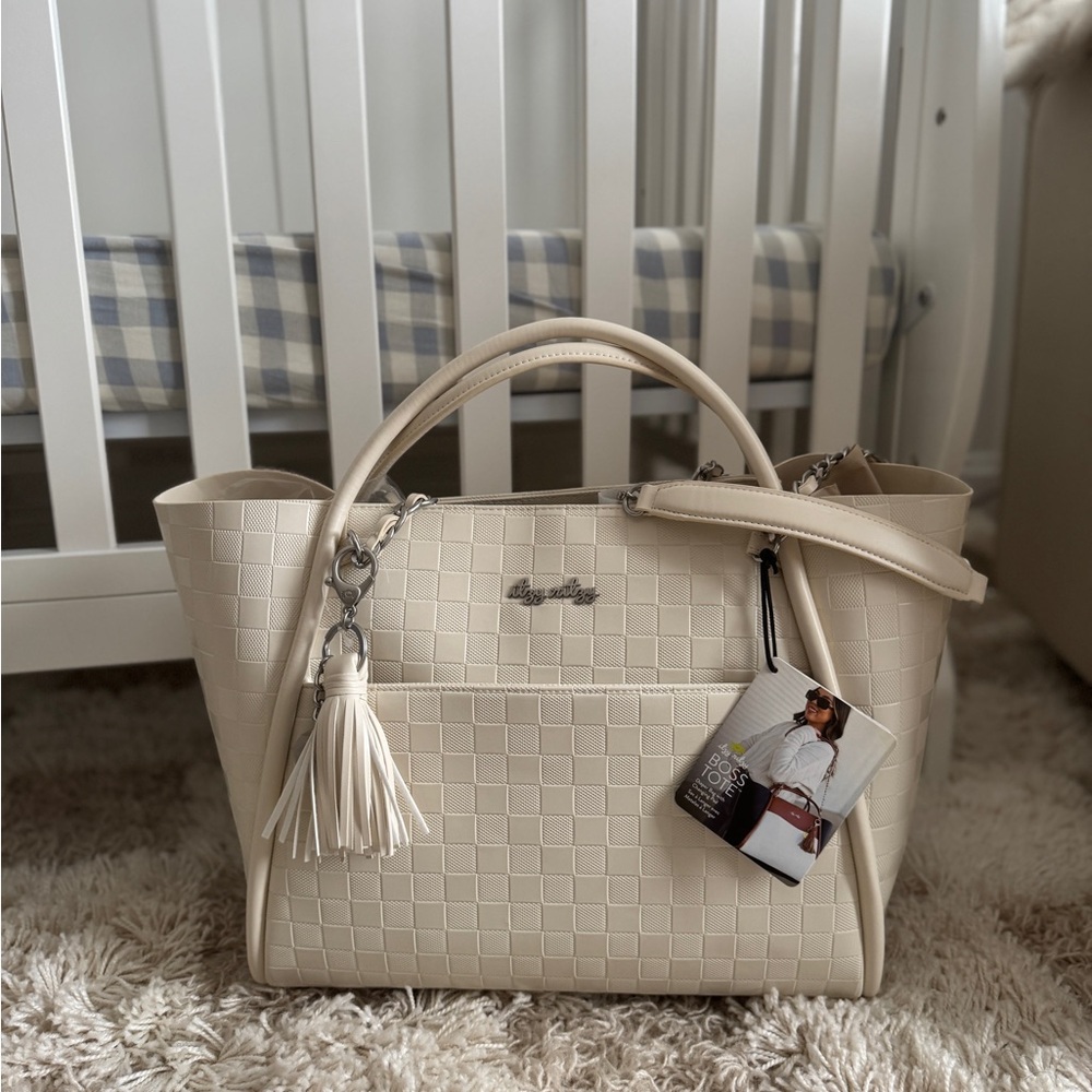 Itzy Ritzy Cream Tote Bag
